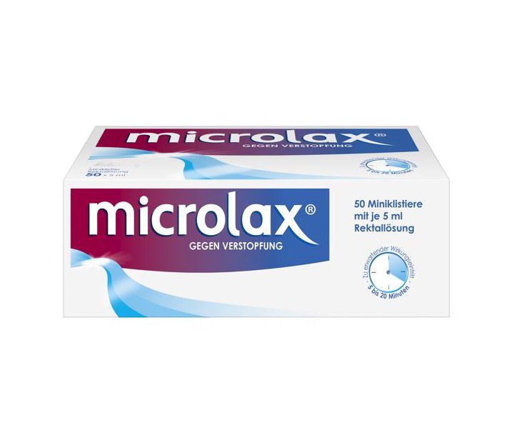 Microlax Abführmittel bei Verstopfung, 50 St.